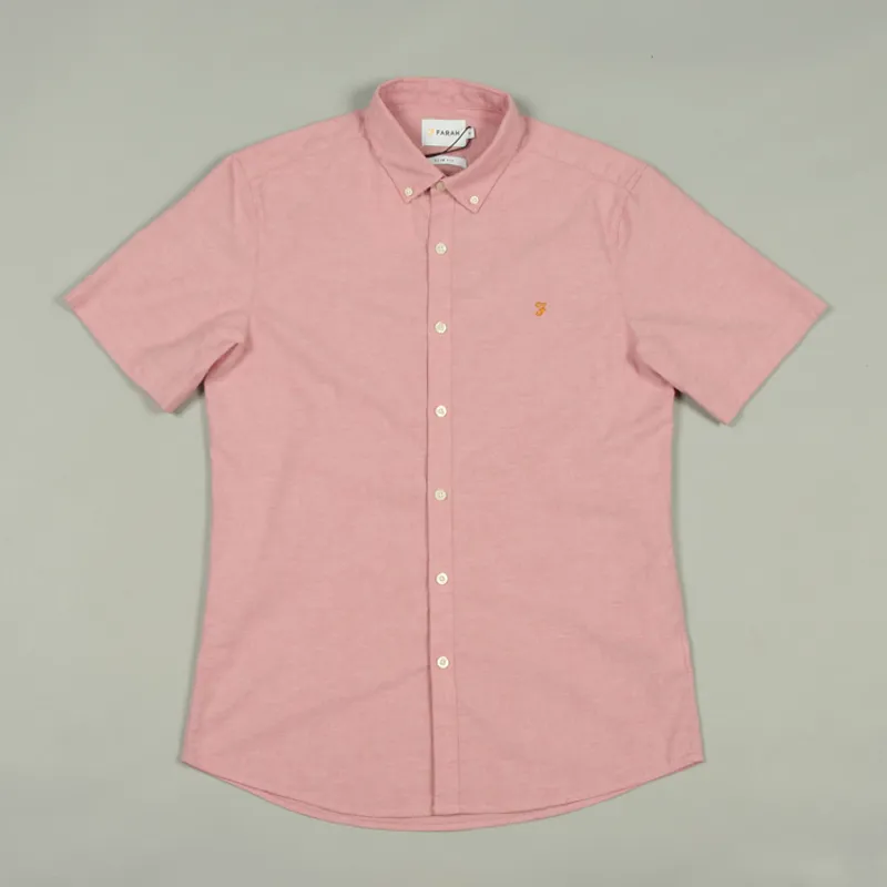 Farah Steen SS Shirt - Dusty Rose